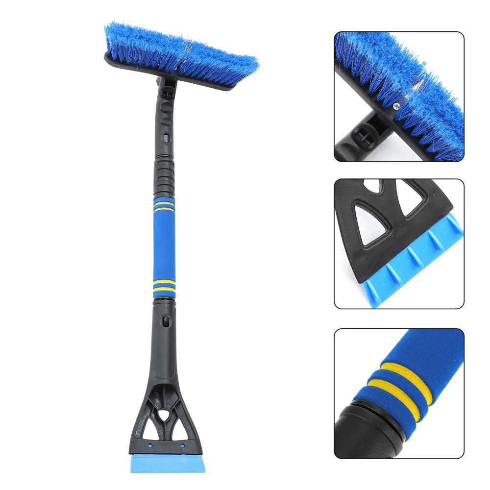 1Pc Car Use Snow Brush Multi-function Ice Snow Scraper Adjustable Snow Brush