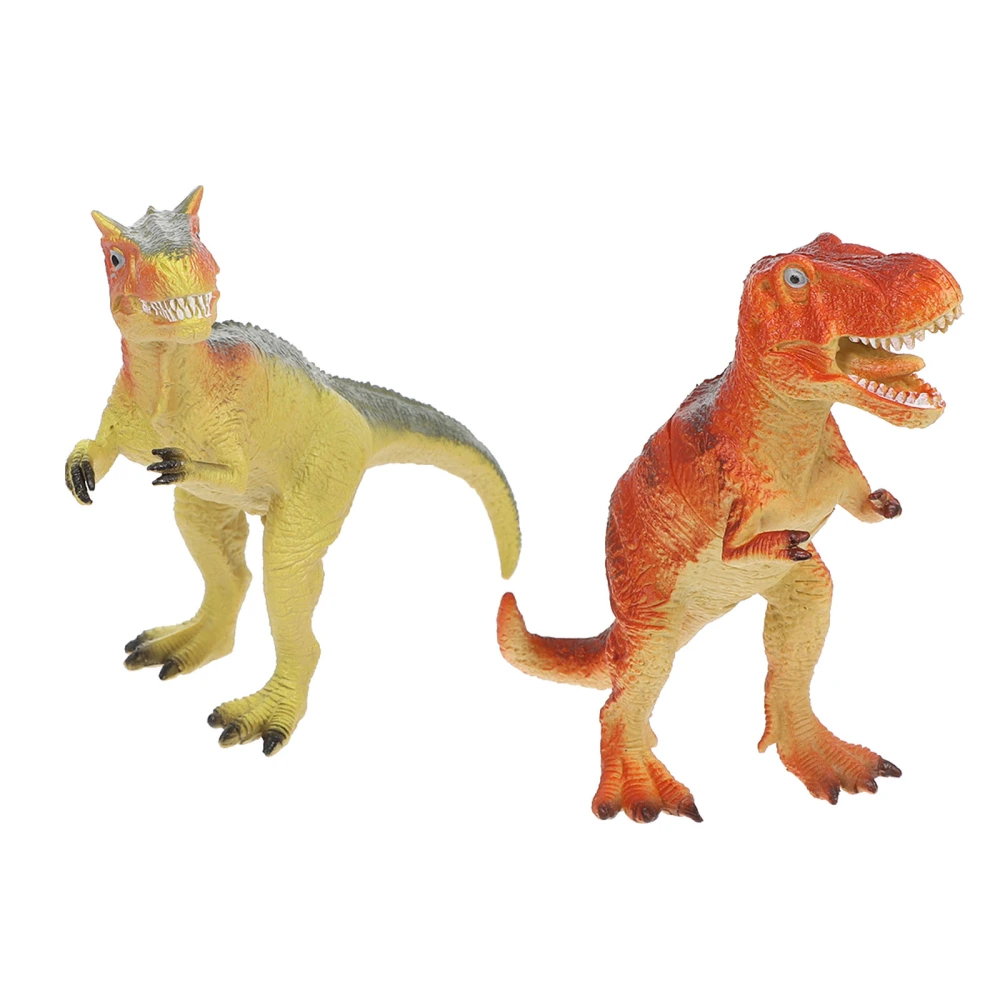 2pcs Sounding Dinosaurs Toys Children Educational Playthings Dinosaurs Decorations (Random Style)