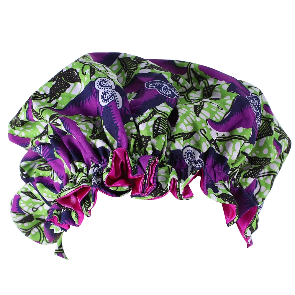 Delicate Printing Nightcap Elastic Sleeping Hair Protection Hair Accessories