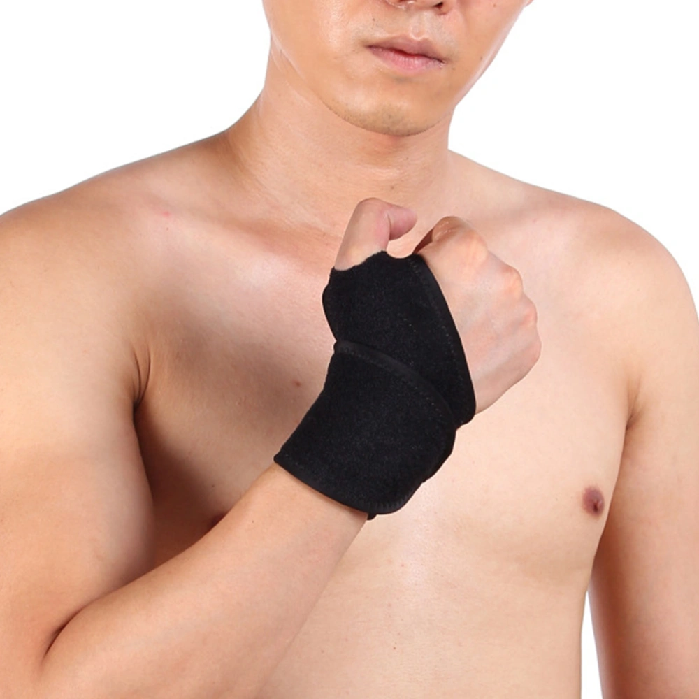 Adjustable Pressure Winding Athletic Wrist Guards Sprain Shuttlecock Band