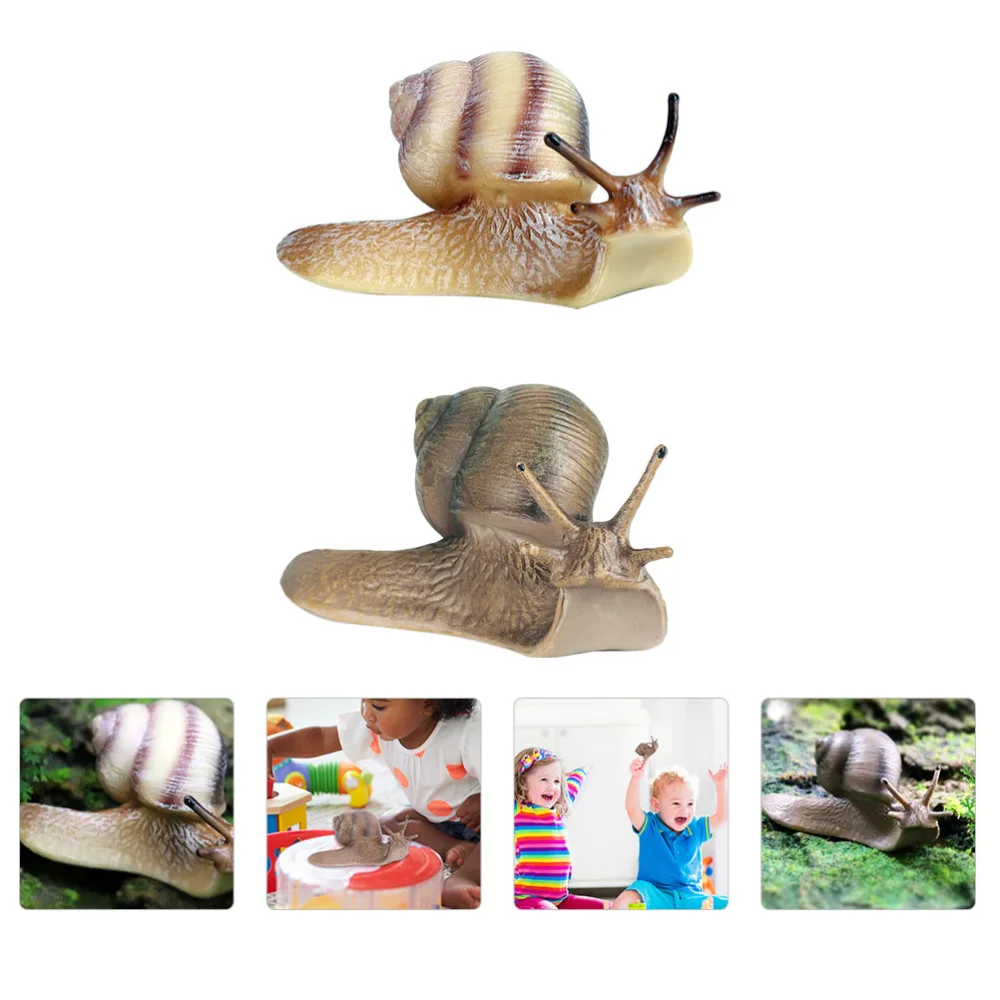 2Pcs Resin Snail House Micro Landscape Decor Fish Tank Aquarium Ornaments