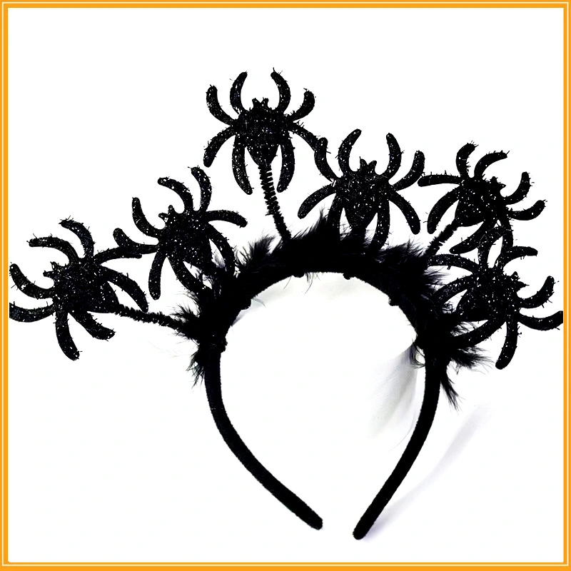 Halloween Party Headband Decorative Hair Band Cosplay Hair Accessory Headband Prop(Spider Type)