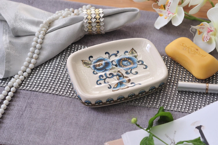 Ceramic Court Style Soap Dish Adorable Soap Box Decorative Soap Dish Lovely Soap Holder