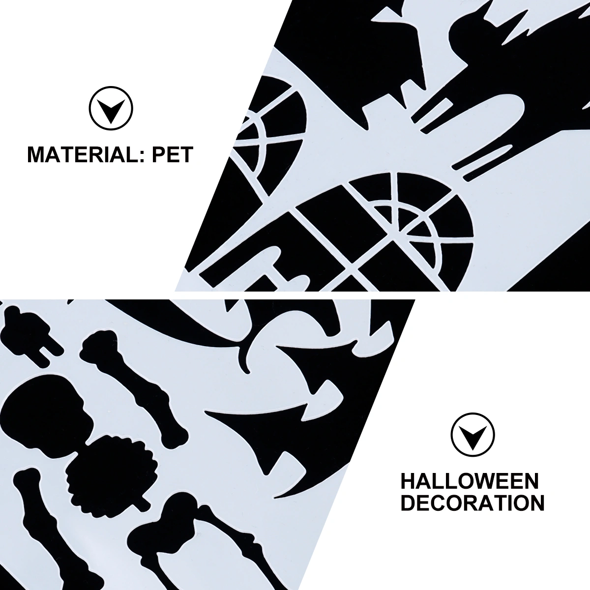 12Pcs Durable Drawing Tools DIY Supplies Halloween Painting Supplies