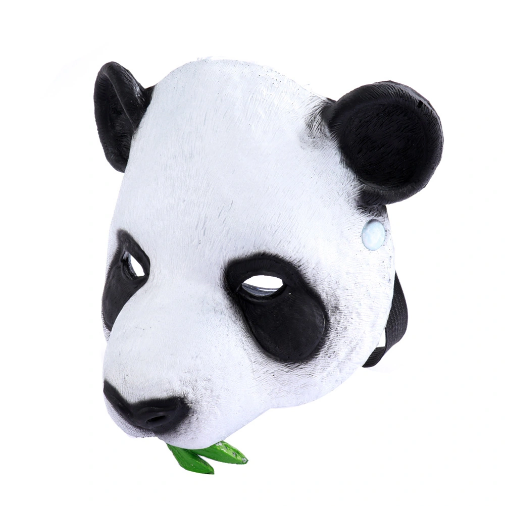 Halloween Party Funny Mask PU Big Panda Mask Carnival Party KTV Bar Face Mask Stage Performance Prop