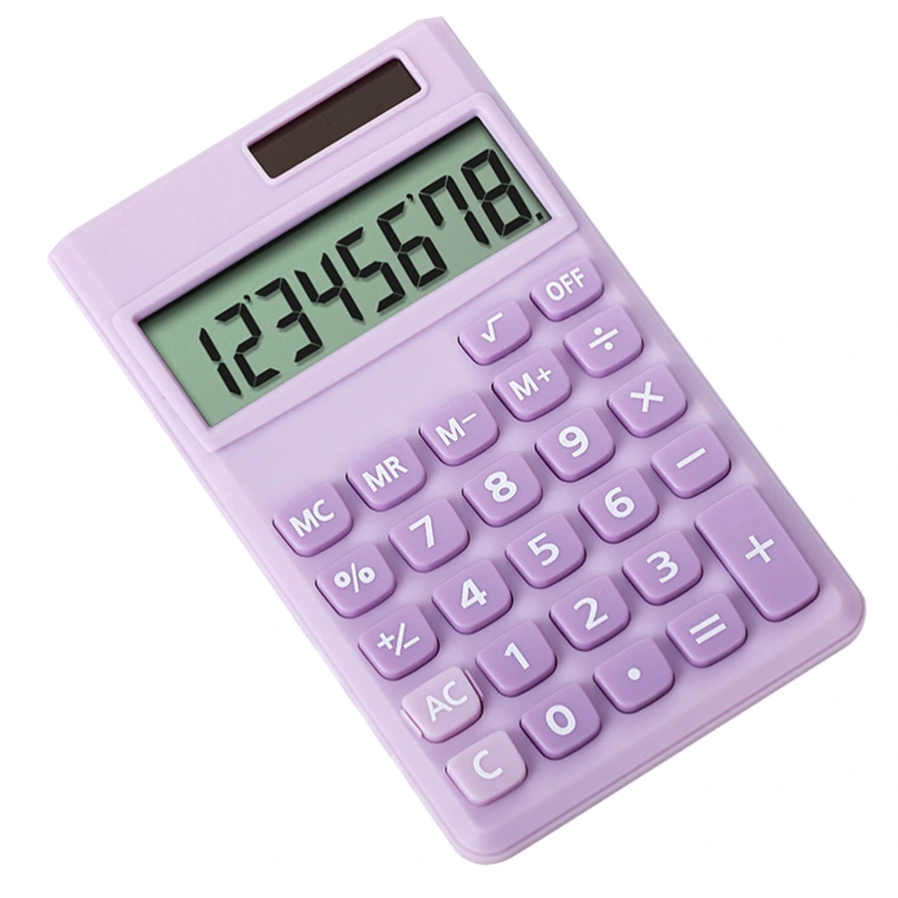 School Student Calculator Solar Powered Calculator Office Working Supply