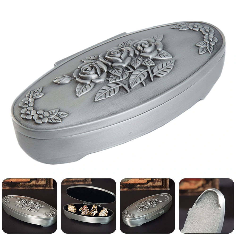 Engraved Jewelry Storage Case Jewelry Case Elliptical Jewelry Storage Boxes