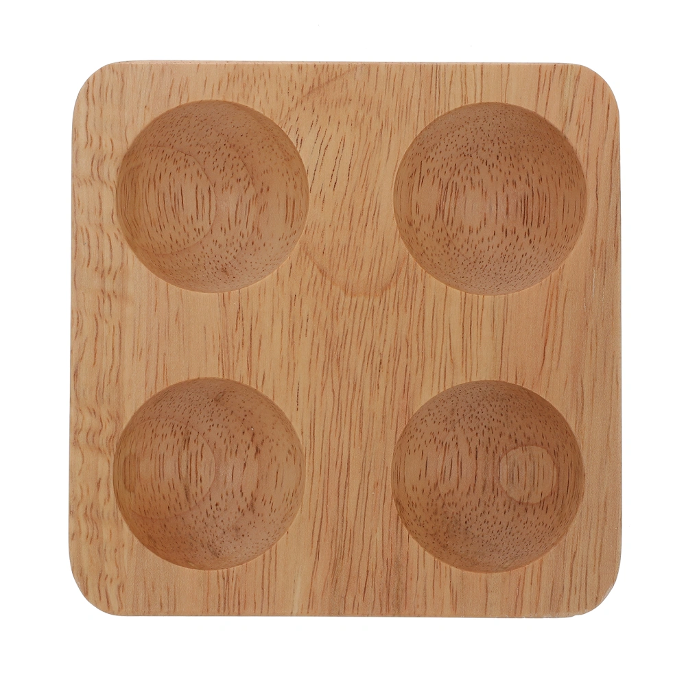 Wooden Egg Tray Retro Egg Storage Holder Household Desktop Egg Storage Base