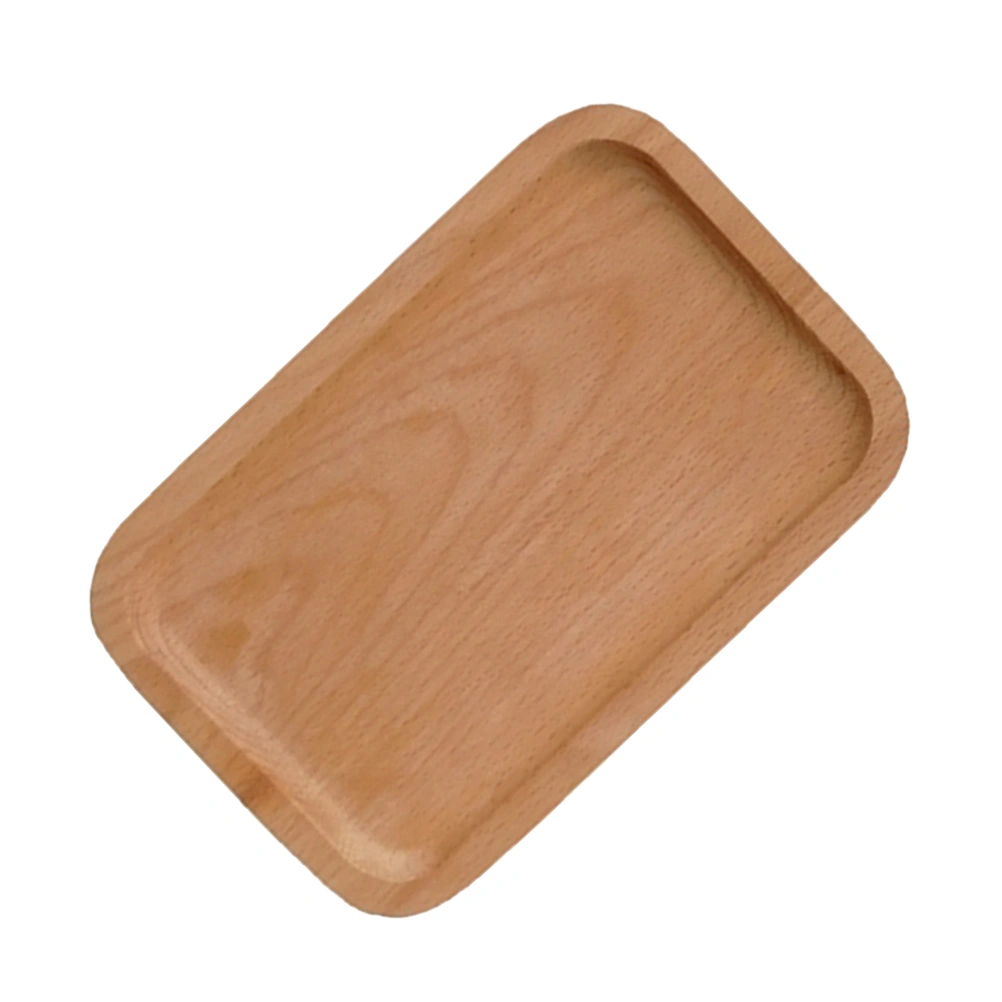 Dinner Plate Wooden Tray Household Dessert Plate Japanese Style Dessert Plate