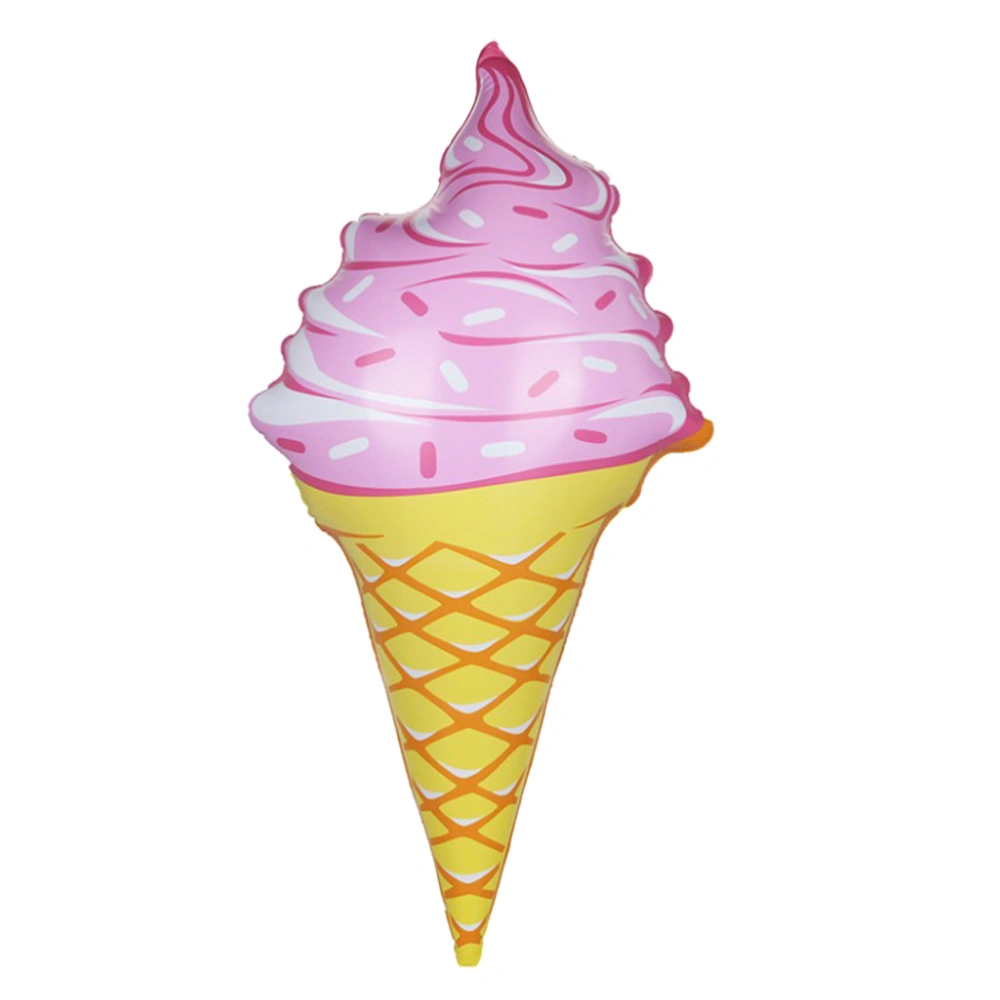 Inflatable Ice Cream Cones for Swimmig Pool Beach Parties Birthdays Party Favors Size - 92CM (Pink)