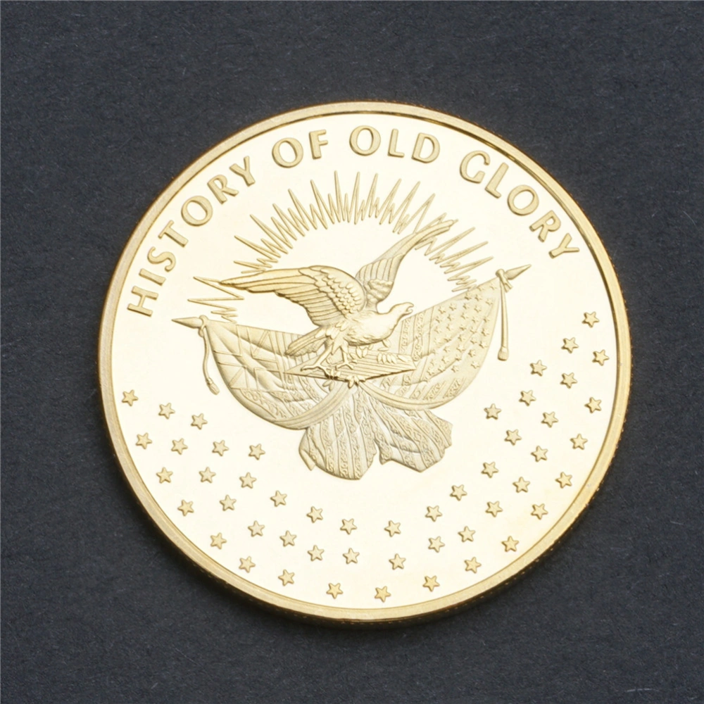 Coin Souvenir for Betsy Ross Flag History of Old Glory Commemorative Coins Art Collection Souvenir Gift