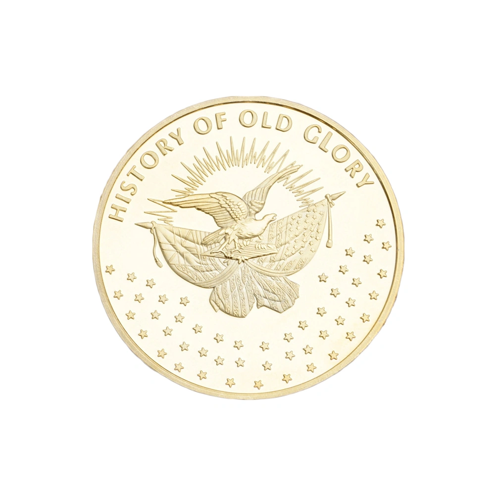 Coin Souvenir for Betsy Ross Flag History of Old Glory Commemorative Coins Art Collection Souvenir Gift