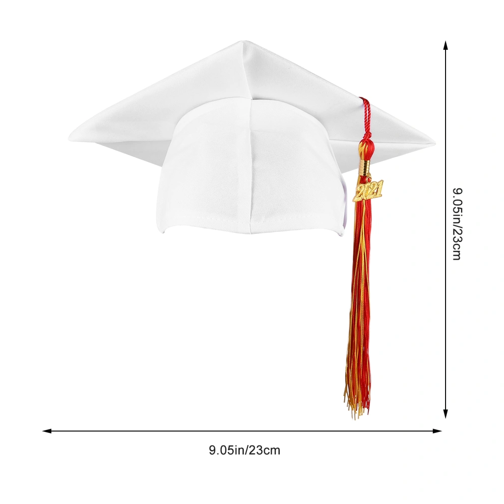 1pc Graduation with 2021 Tassel Trencher for High School and Bachelor