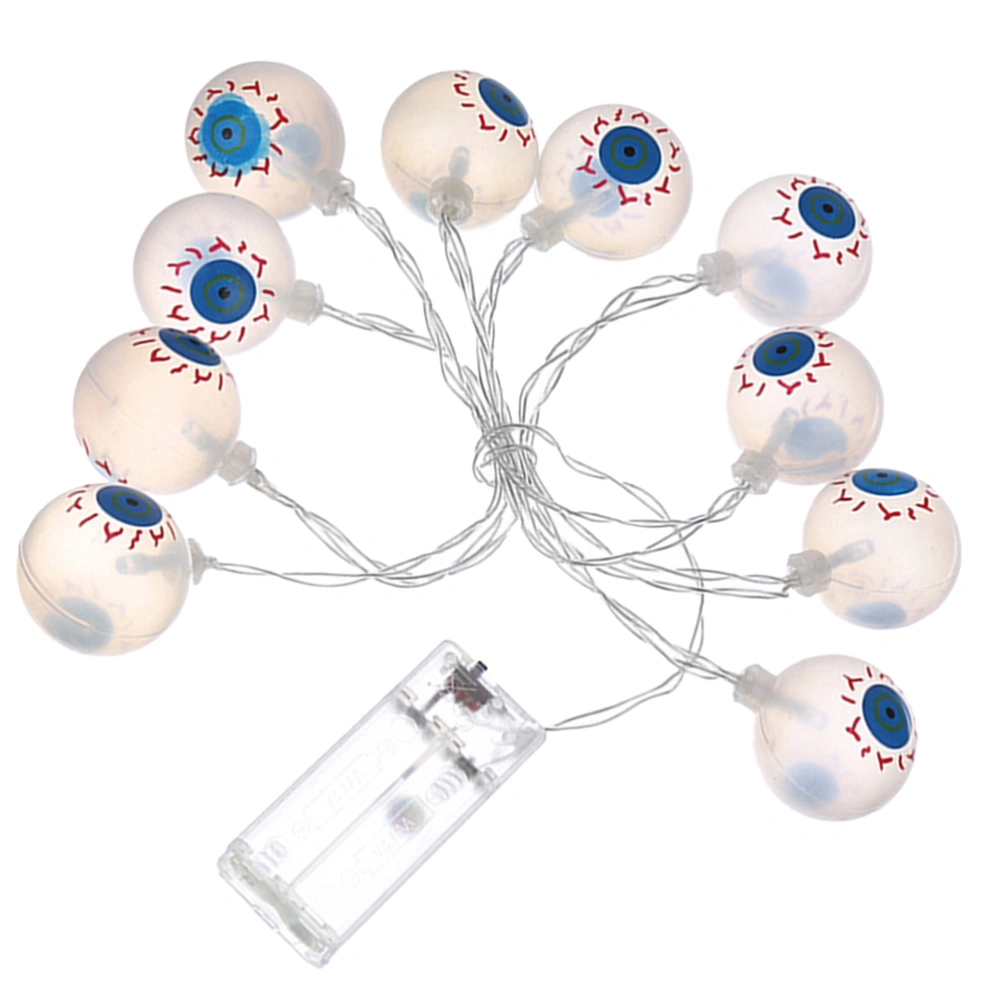 1pc Halloween Eyeball-shaped Lamp String Decorative Light String Party Props