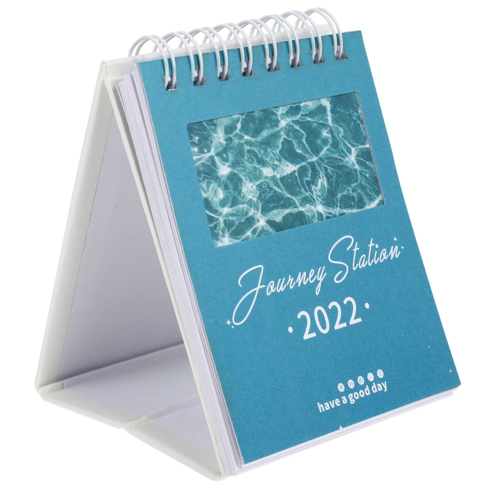 1Pc 2022 Desk Calendar for Checking Time Writing Memos Plans Office Calendar