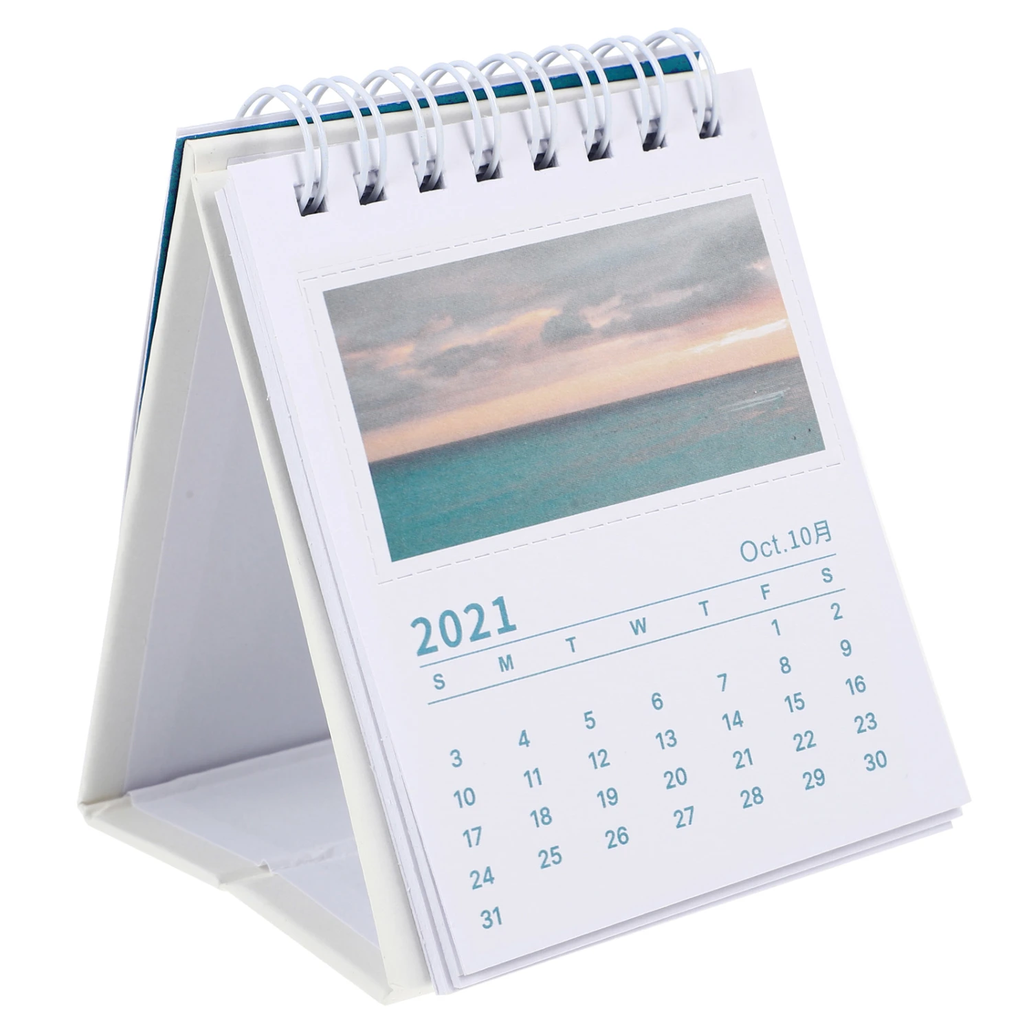 1Pc 2022 Desk Calendar for Checking Time Writing Memos Plans Office Calendar