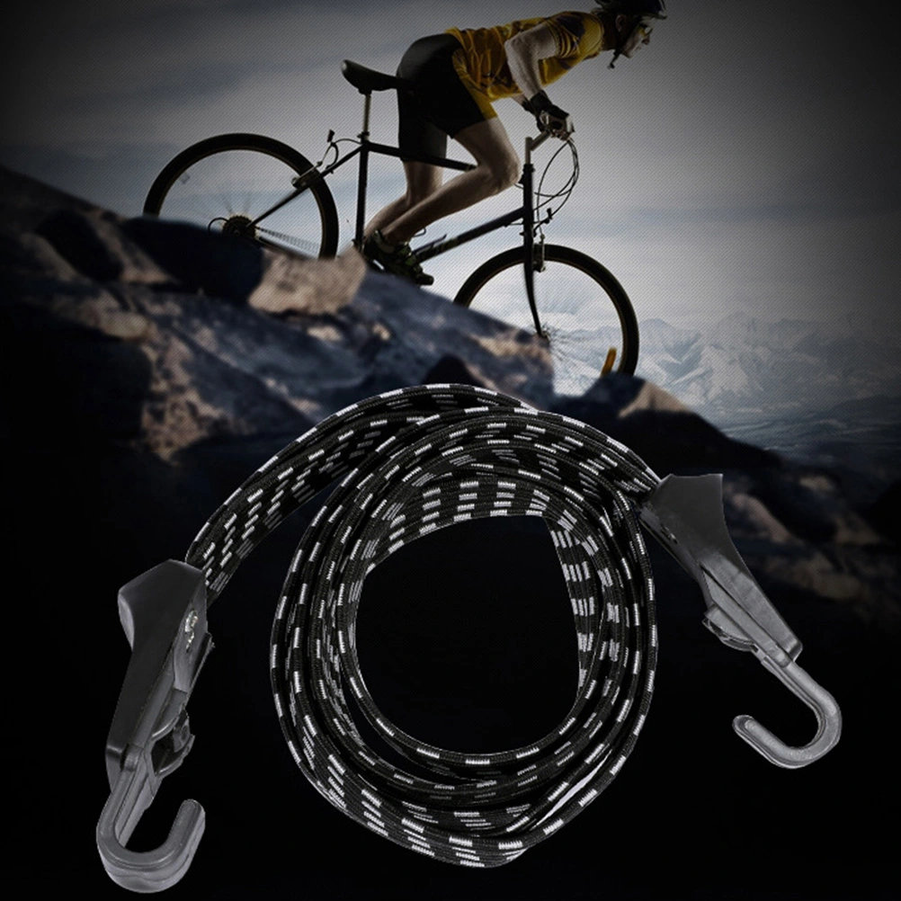 3pcs Luggage Elastic Straps with Hook Bike Bungee Cords for Camping and Cargo