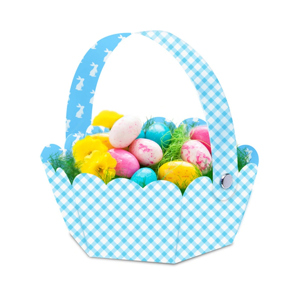 12pcs Delicate Easter DIY Baskets Adorable Egg Storage Baskets Festival Decors