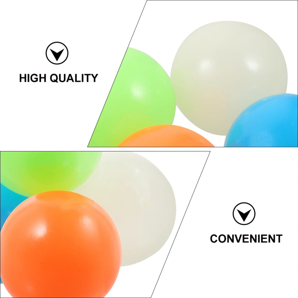 45mm Glow Sticky Balls Stress Balls for Adult kids Stress Sensory Squeeze Toys