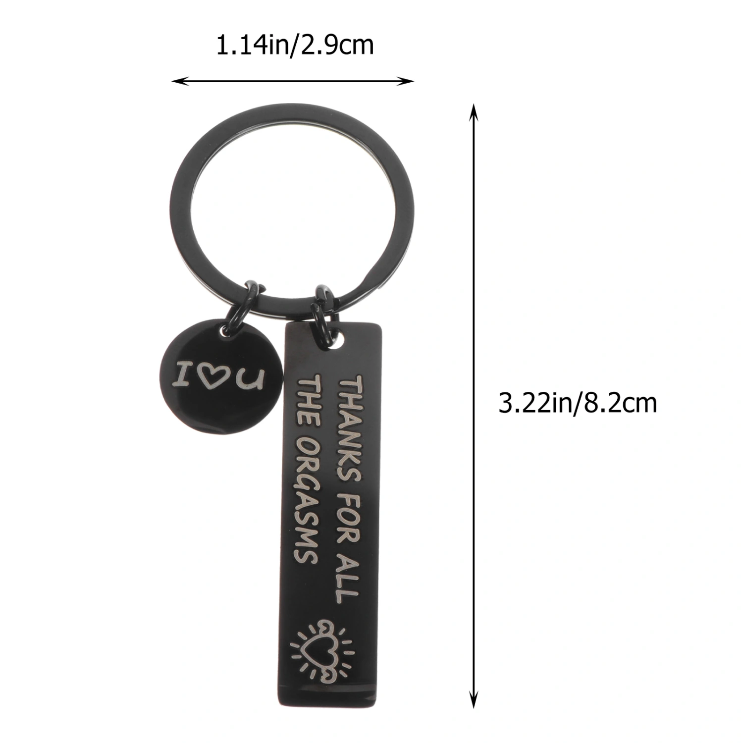 Key Chain Present Stainless Steel Key Ring Key Ring Gift Choice Key Chain Decor