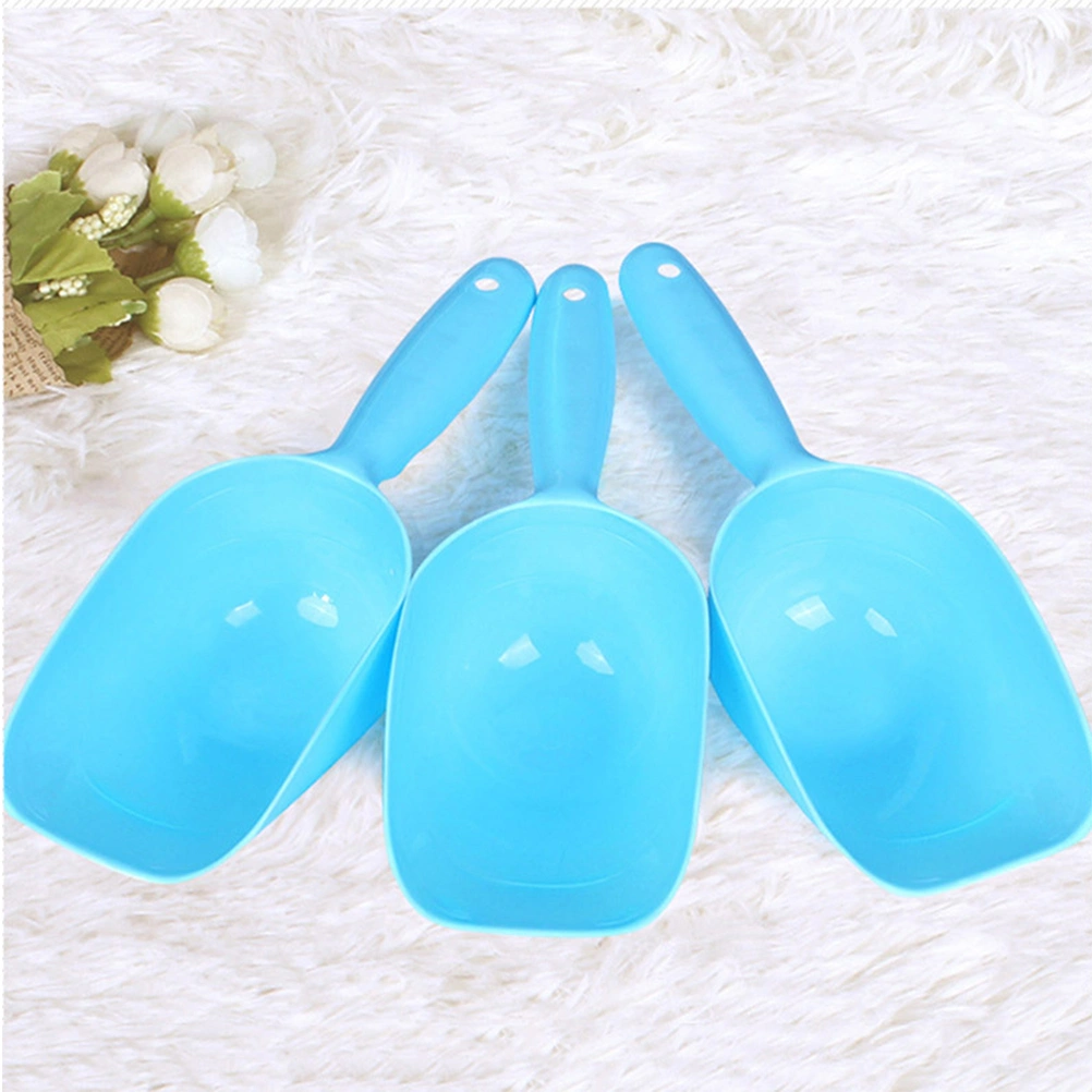 Pet Food Scoop Plastic Multifunction Shovel Pet Supplies for Dog Cat Bird (Random Color)