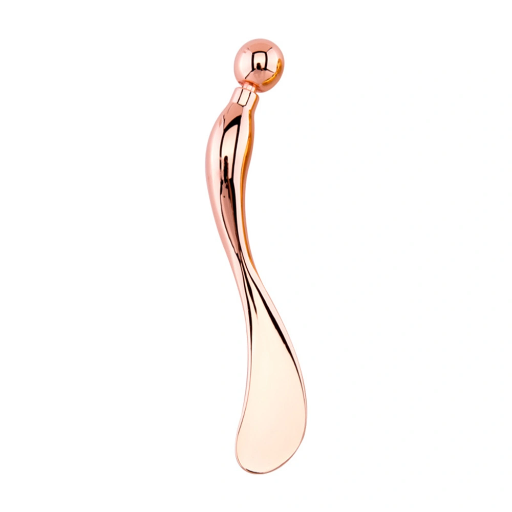 Design Zinc Alloy Eye Cream Spoon Eye Fatigue Relief Massage Treatments Beauty Tool (Rose Golden)