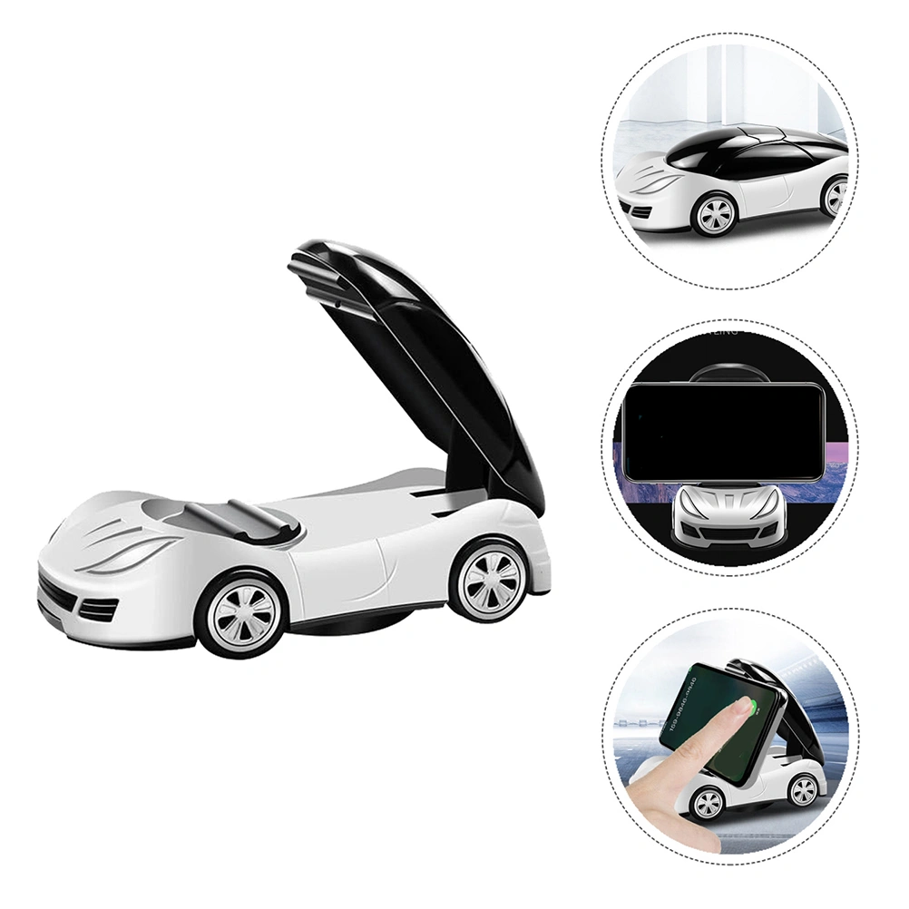 1Pc Rotating Smart Phone Holder Phone Support Vehicle Shape Phone Bracket