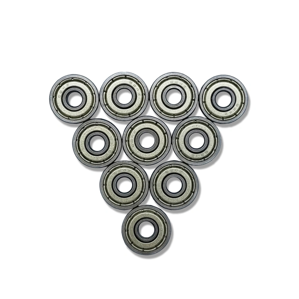 10pcs 623ZZ 3mm x 10mm x 4mm Shielded Greased Miniature Ball Bearings for 3D Printer