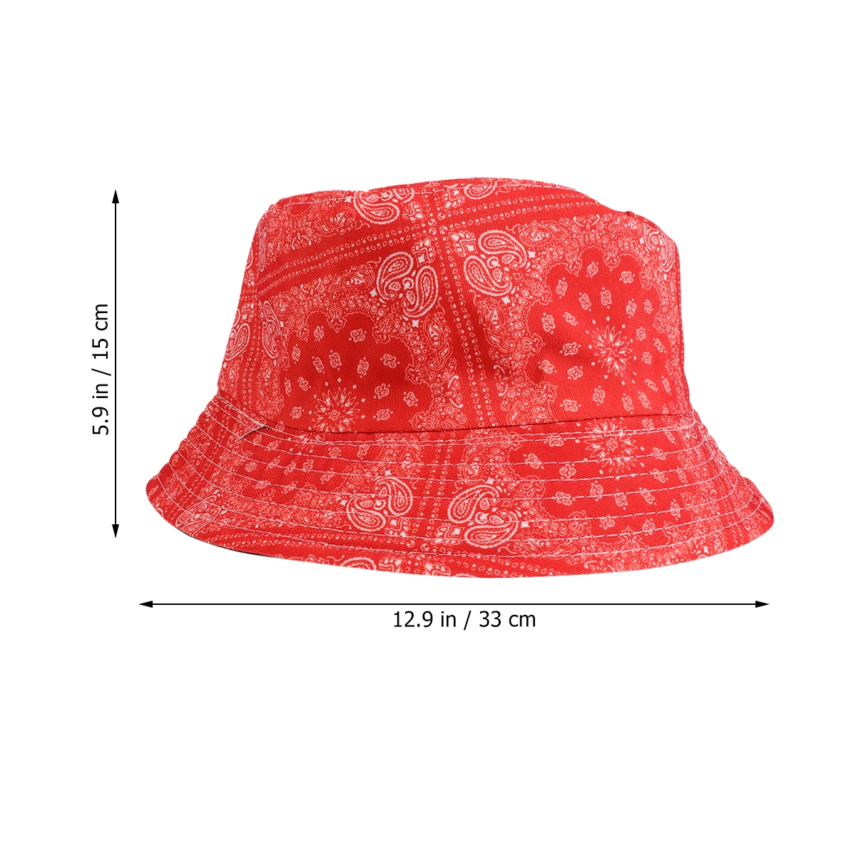 1 Pc Sun Hat Foldable UV Protection Hat Paisley Pattern Fisherman Hats