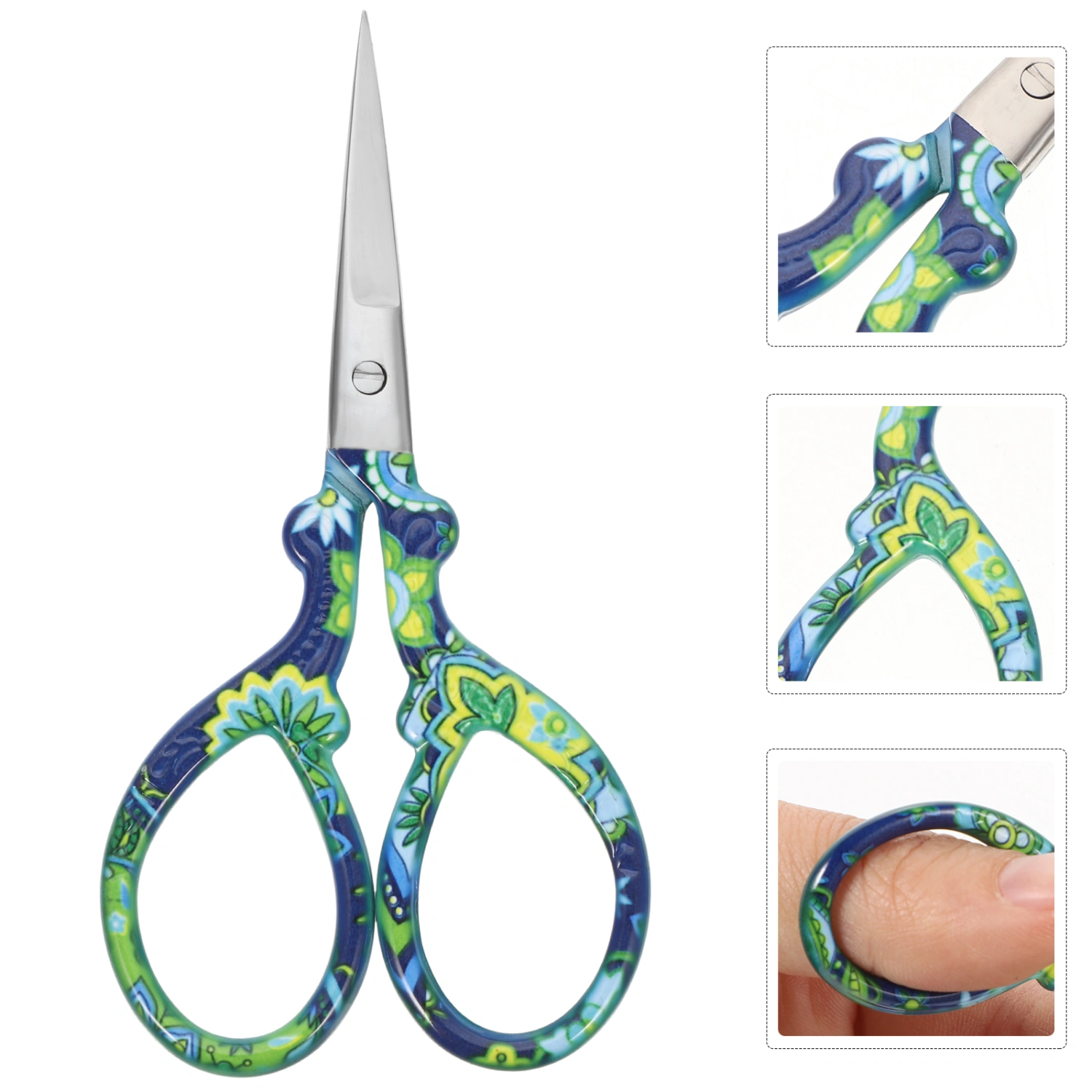 1Pc Stainless Steel Embroidery Scissor Multi-purpose Scissor Sewing Thread Cutter