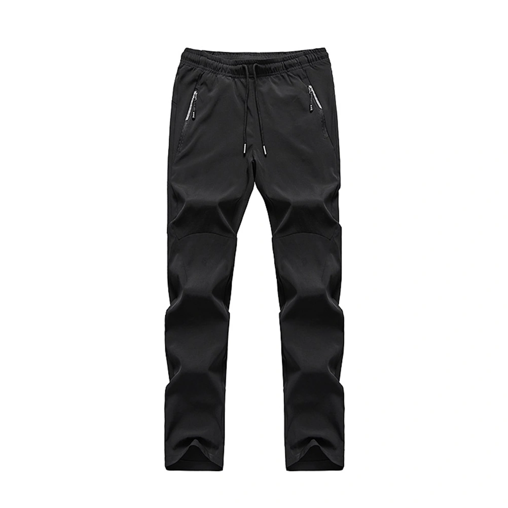 Outdoor Waterproof Quick-dry Hiking Leisure Quick-dry Pants Pants Hiking Camping Cycling Trousers for Women (Black XXL for Women)