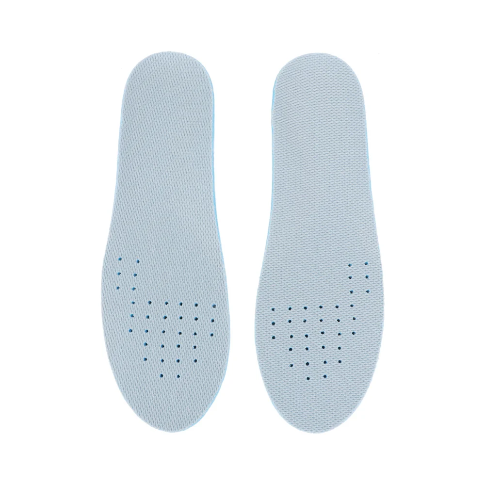 1 Pair of Invisible Heightening Insoles Breathable Shoe Lift Sports Height Increase Shoe Pads Shoe Cushions White and Blue Size S (2.5m)