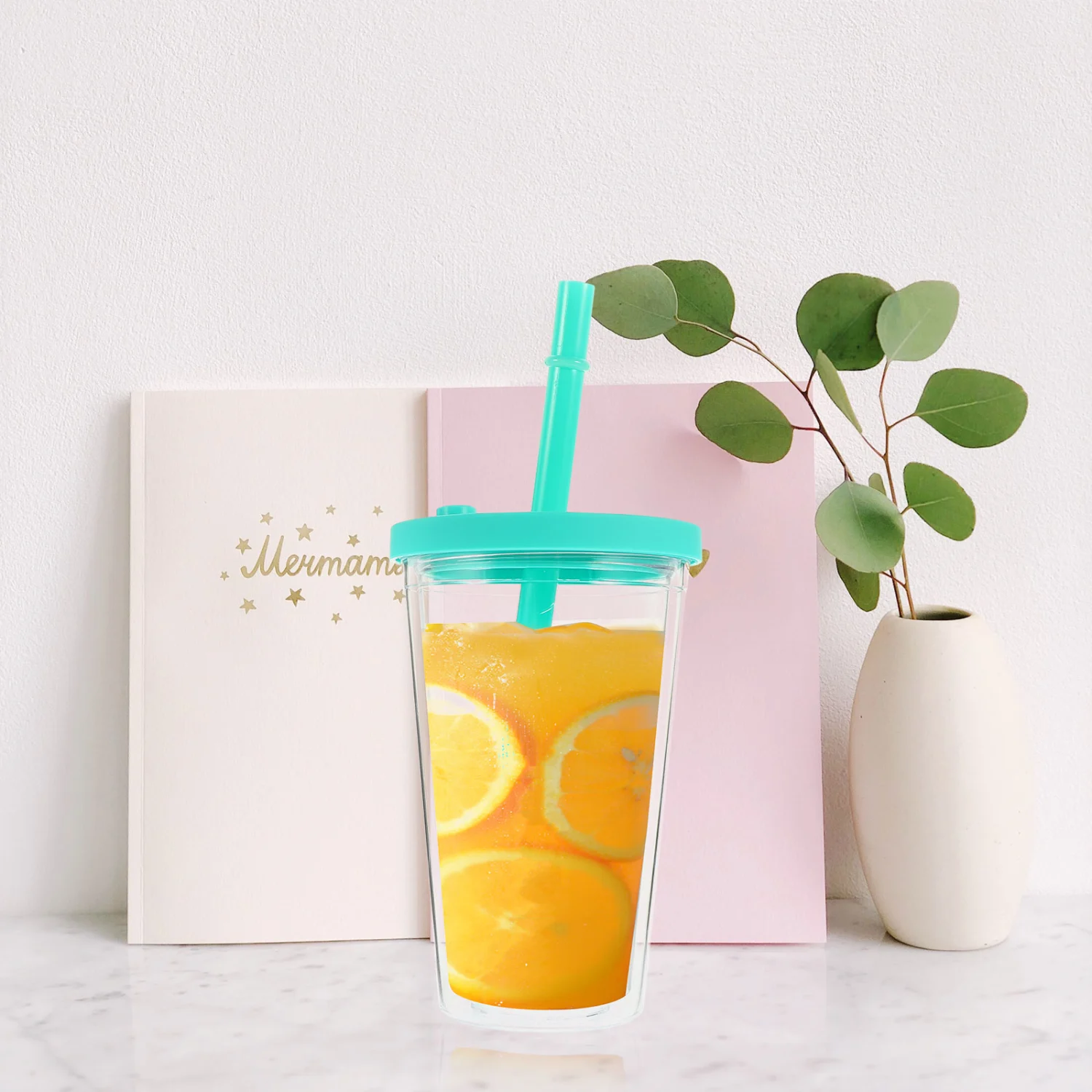 Cooler Drinking Cup Thickened Water Cup Multi-function Beverages Juice Storage Cup