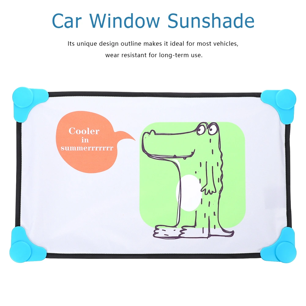 1 Pc Lovely Car Window Sun Shade Curtain Cartoon Car Decoration for Automobile