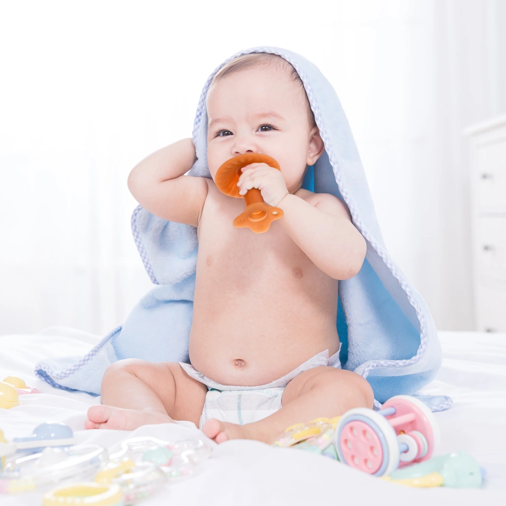 Silicone Baby Pacifier Soother Adorable Infant Newborn Sterilizing Pacifier