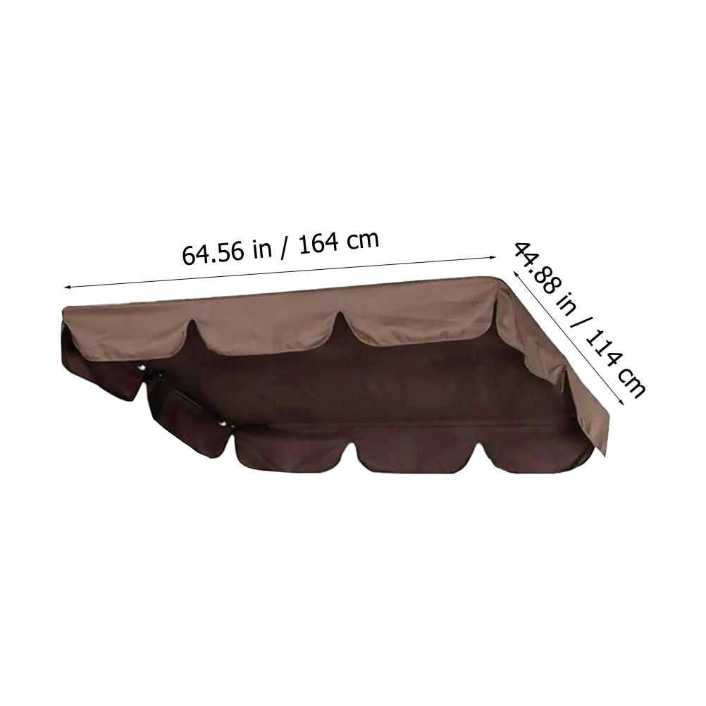 Outdoor Swing Roof Cover Dust Proof Cover Weatherproof Swing Canopy Swing Covering