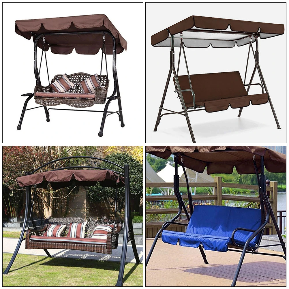 Outdoor Swing Roof Cover Dust Proof Cover Weatherproof Swing Canopy Swing Covering