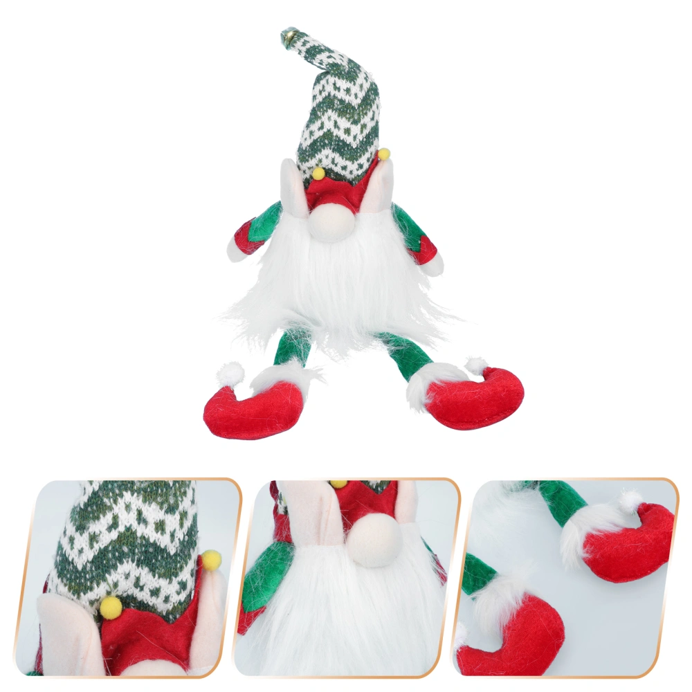 1Pc Christmas Decor Luminous Christmas Elf Xmas Rudolph Doll for Decor