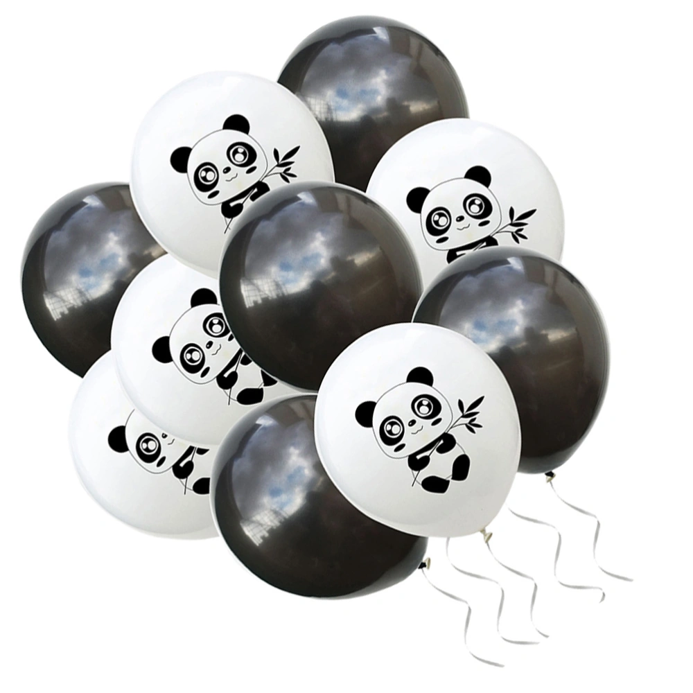 20pcs Latex Balloons Cartoon Panda Balloon Animals Theme Party Balloons