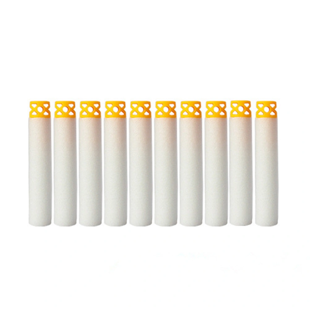 100pcs EVA Sponge Darts for War Game  Series Blasters Kids Toy (White)