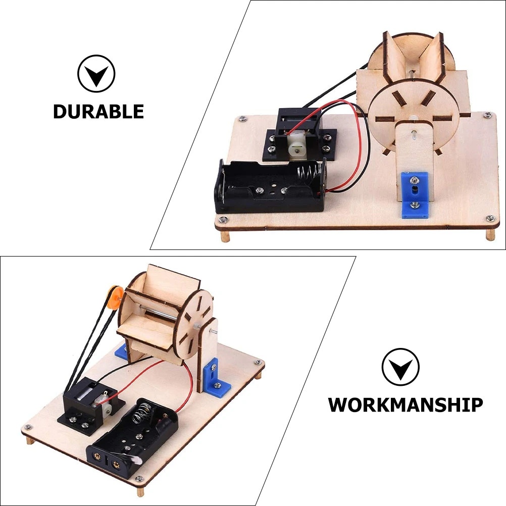 1 Set Kids DIY Electric Learning Kit DIY Hydropower Plant Assemble Kits No Battery