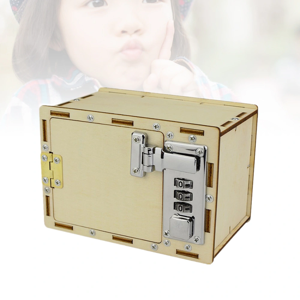 Handmade Mechanical Password Box Scientific Technological Toys for Kids Children