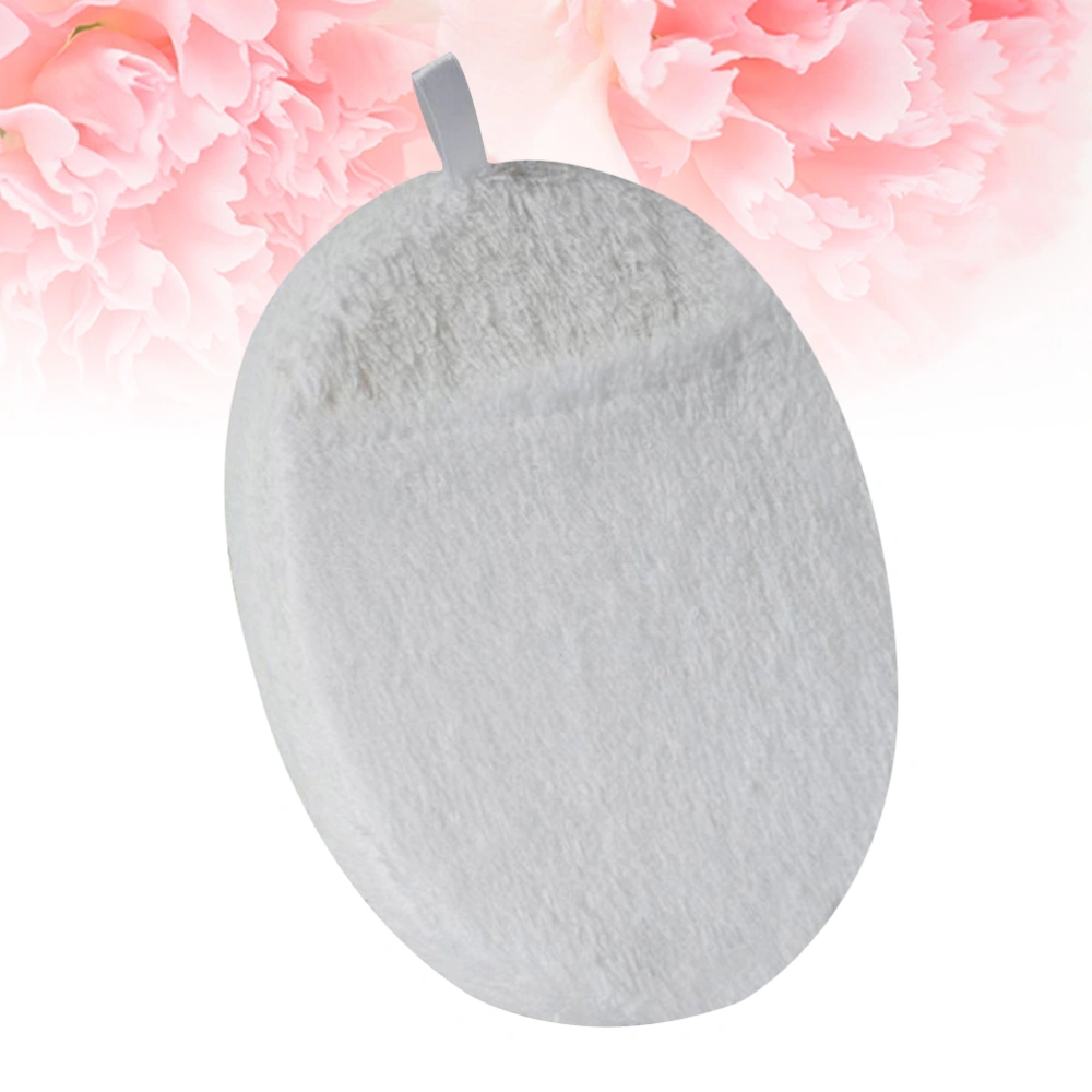 2pcs Loofah Exfoliator Body Brush Shower Towels Back Rub Bathing Towel Bathroom Supplies for Home Dorm Bathroom (White)