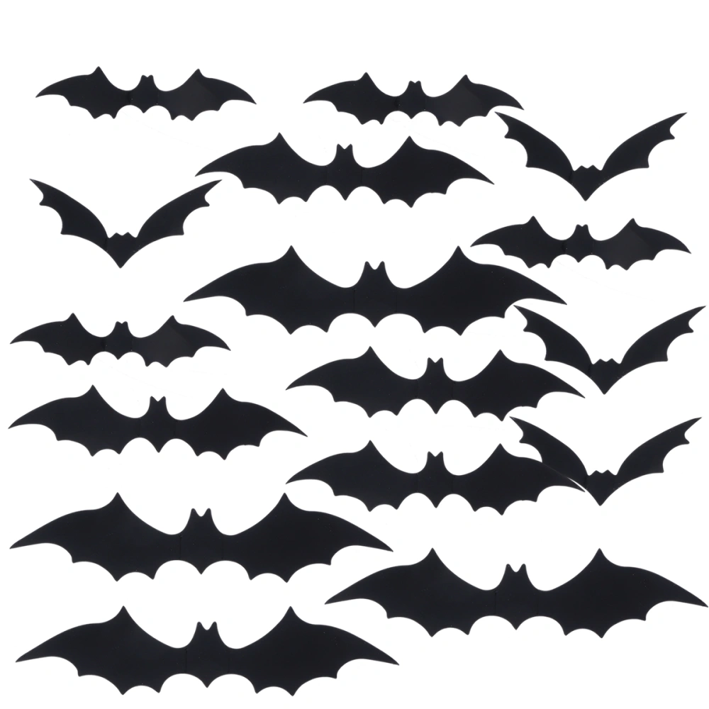 168pcs Halloween 3D Bats Decoration Bat Wall Stickers Bat Decoration Stickers Decals Spooky Bats Sticker