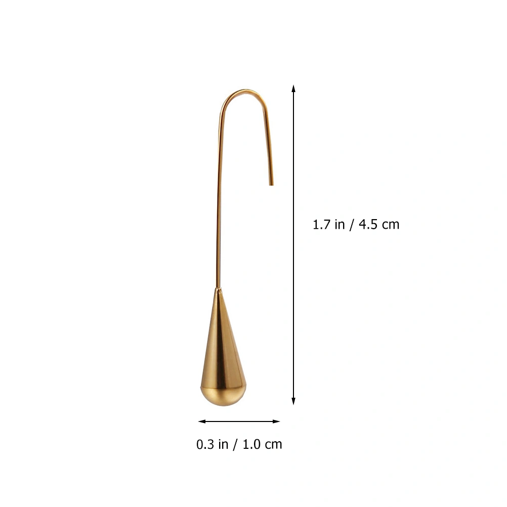 1 Pair Drip Design Earrings Fashion Copper Earring Decor Girl Jewelries
