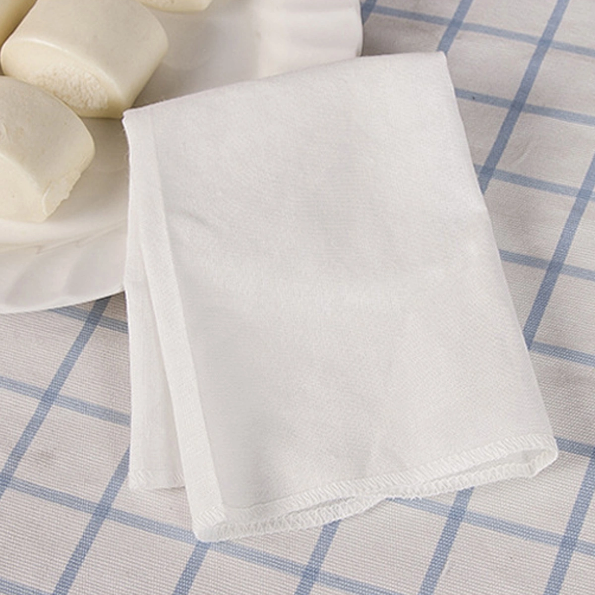 5Pcs Household Cotton Steamer Cloth Reusable Non-stick Cloth Steamed Bun Steamer Pads