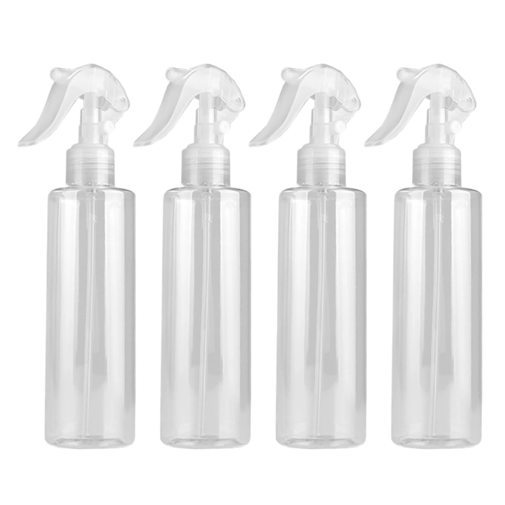 4pcs 200ml Spray Bottles Multi-function Refillable Transparent Alcohol Sanitizer Container Toner Bottles