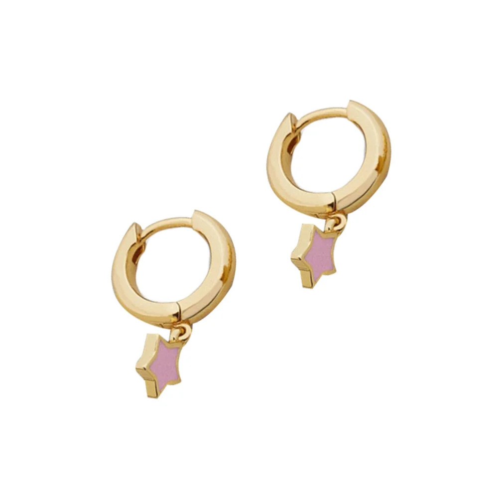 1 Pair of Star Design Earrings Alloy Ear Decorations Fashion Earrings Ear Jewelry for Women Lady Girls