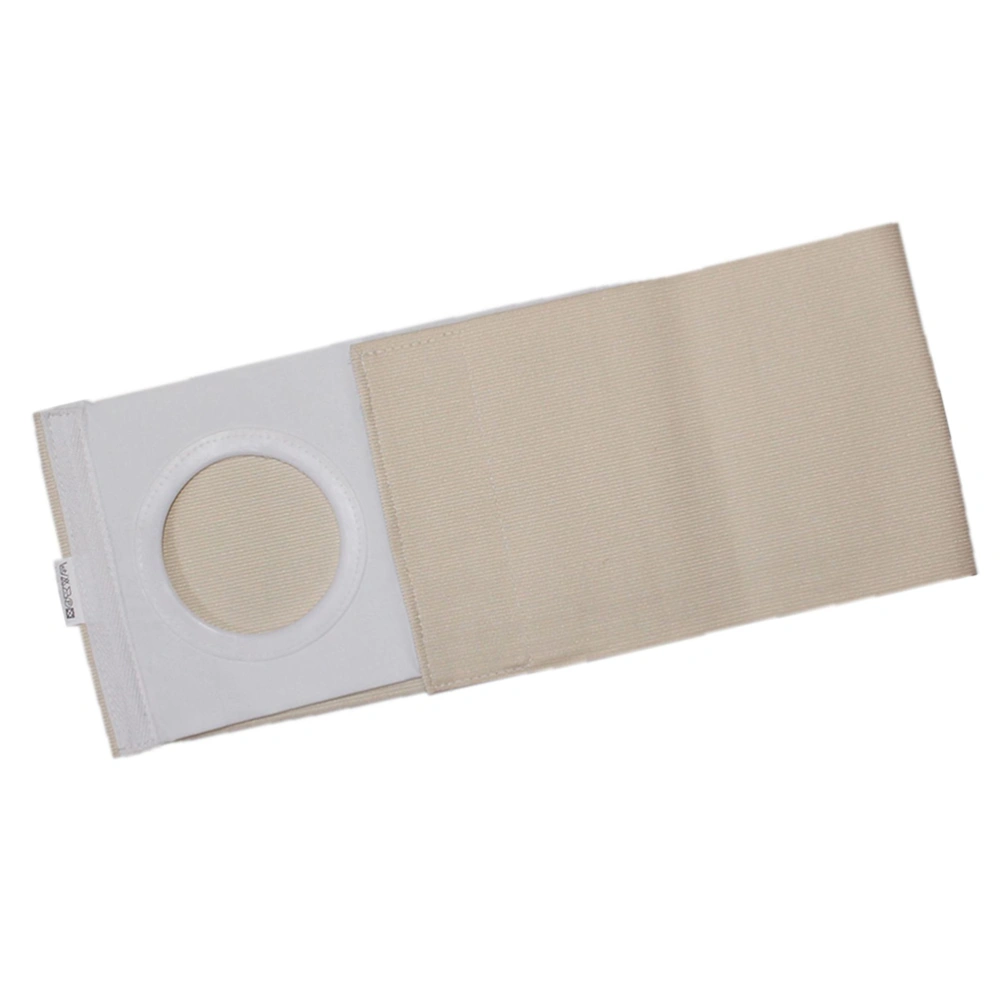 Fistulization Postoperative Bellyband Abdomen Band Hernia Postoperative Belt for Adult Woman (S, Beige)