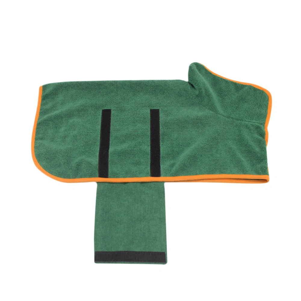 Hooded Pet Bath Clothes Water-sucking Shower Towel Warm Bathrobe for Cat Dog (Size XS)